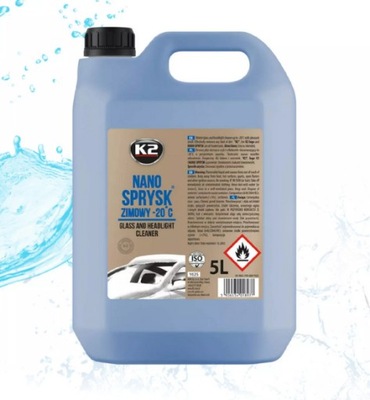 Płyn do spryskiwaczy K2 NANO SPRYSK zimowy 5L -20C