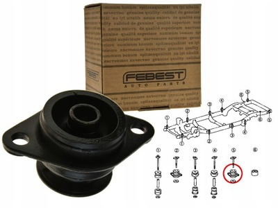 Подушка резиновый элемент крепления рамы tsb-lc95 фото №1