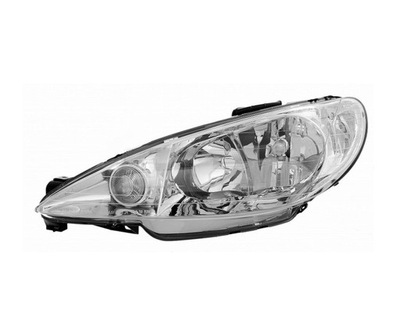 FARO PARTE DELANTERA PEUGEOT 206 2_ 98- 6204S9 IZQUIERDA NUEVO  