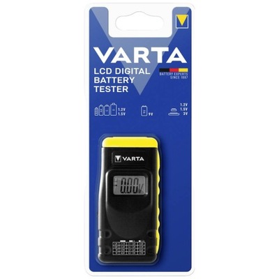 Tester baterii woltomierz cyfrowy Varta LCD