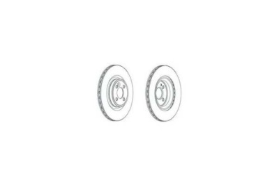 ENSEMBLE DISQUE DE FREIN FREINS FERODO DDF2127C 