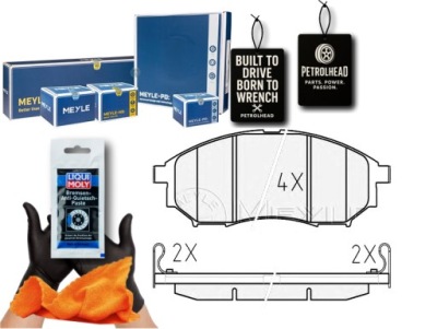 Гальмівні колодки гальмівні nissan перед navara pathfinder 05 #petrolhead pro+ kit3 фото №1