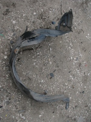 Подкрылок левый перед toyota yaris ii фото №1