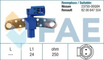 ДАТЧИК ОБЕРТІВ ВАЛУ ШАТУННІ. RENAULT