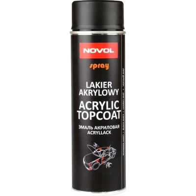 COLOR NOVOL ACRYLIC TOPCOAT BLACK MATTE SPRAY  