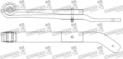 Ресора renault schomäcker 85005100|o.e. 5010383590 фото №1