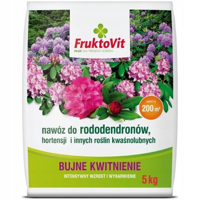 Nawóz do rododendronów i hortensji 5kg Fruktovit