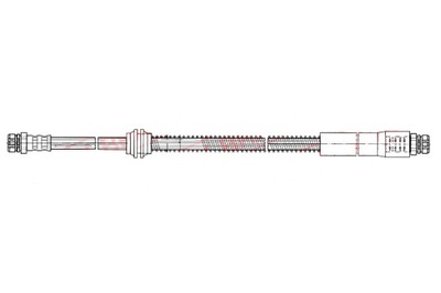 QUICK BRAKE CABLE DE FRENADO ELÁSTICO PARTE TRASERA L/P VW CADDY ALLTRACK  