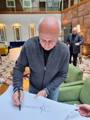 Jan Domarski - koszulka z autografem (sen)