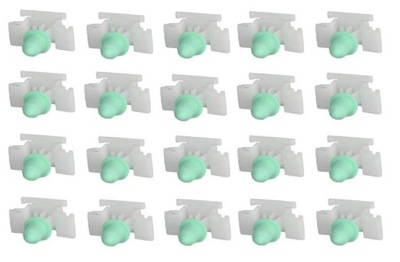 20x кліпса кліпса накладки бічний поріг bmw 3 e36 фото №1