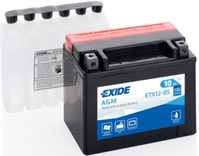 BATTERY 10AH/120A L+ YTX12-BS ETX12-BS  