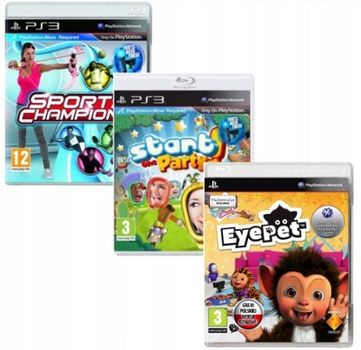 Sports Champions / Start The Party / Eyepet PS3
