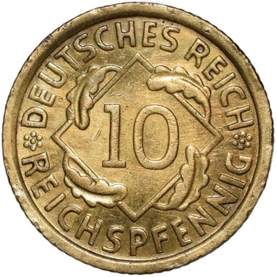 10 Reichspfennig 1936 G