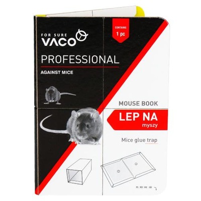 VACO PROFESSIONAL MouseBook Lep na myszy, 1 szt.