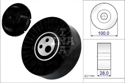 Schaeffler ina 531 0635 20 ролик натяжителя, ремень клиновой многоручьевой фото №1