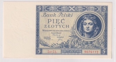 5 złotych Polska 1930 Seria CŁ