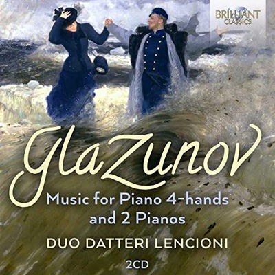 DUO DATTERI LENCONI: GLAZUNOV: MUSIC FOR PIANO 4-H