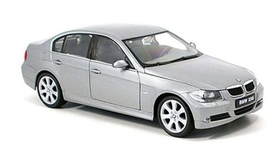 BMW 330i E90 silver 1/24 Welly 22465