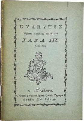 Diariusz Jana III roku 1683 REPRINT