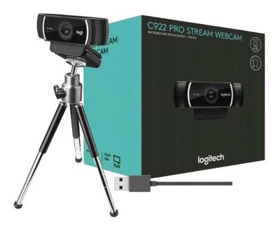 Logitech Pro Stream C922 1080p + statyw