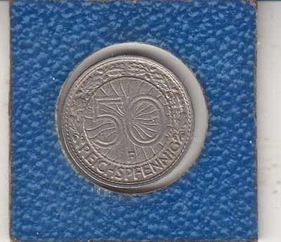 Niemcy 50 pfennig 1928 F