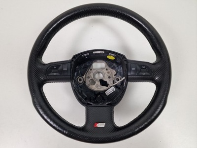 AUDI A6 C6 S-LINE SLINE 2008 STEERING WHEEL LEATHER 3-RAMIENNA 4F0419091S  