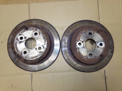 Тормозные диски тормозные задняя 280 mm corolla e12 фото №1