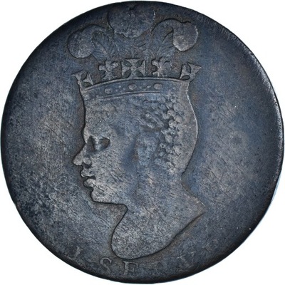 Moneta, Barbados, Penny, 1788, VF(30-35), Miedź, K