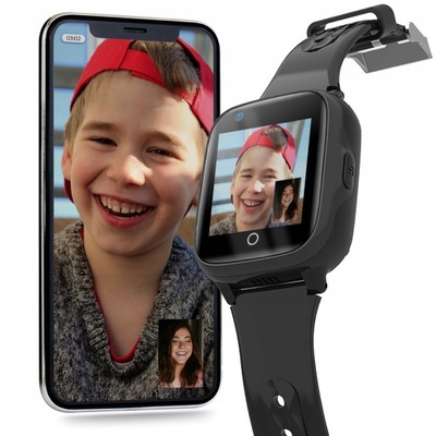 SMARTWATCH ZEGAREK SMART WATCH CZARNY