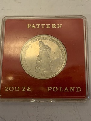 200 ZŁOTYCH 1985 SZPITAL MATKI POLKI MONETA