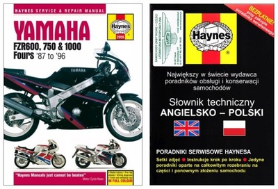 YAMAHA FZR 600 FZR 750 FZR 1000 MANUAL DE MANTENIMIENTO HAYNES +GRATIS 24H  