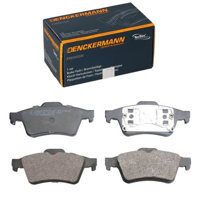 Гальмівні колодки ham. задня renault laguna ii / megane ii / espace iv denckermann фото №1