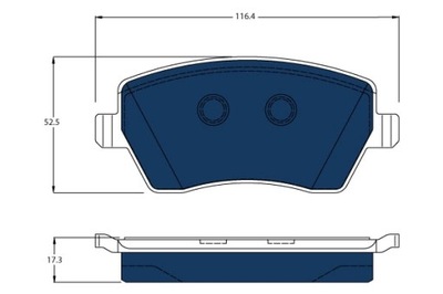 КОЛОДКИ ТОРМОЗНЫЕ ПЕРЕД TRW GDB3332BTE