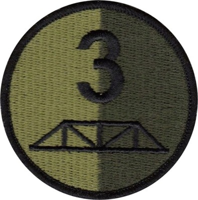 3 batalion drogowo - mostowy naszywka gaszona