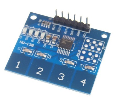 Moduł klawiatura dotykowa 4 kanały TTP224 Arduino