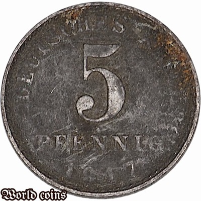 5 PFENNIG 1917 A