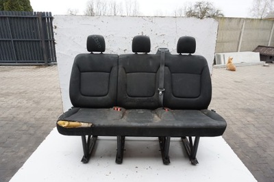 Заднє сидіння сидіння лавка 2 ряд renault trafic 3 iii фото №1