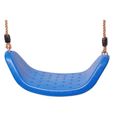 Huśtawka siedzisko plastikowa niebieska