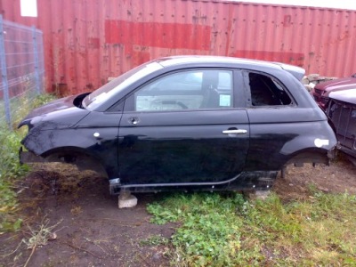 Fiat 500e usa 2010 - крила задній лівий задня чверть поріг фото №1