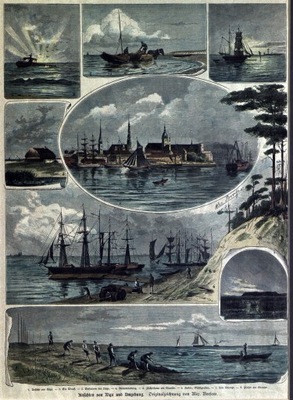 RYGA. Widoki miasta i okolic w 8 sekcjach -koniec XIX wieku.