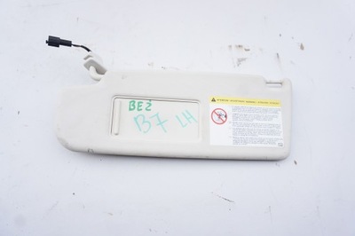 Захист сонцезахисна ліва бежева volkswagen passat b7 фото №1