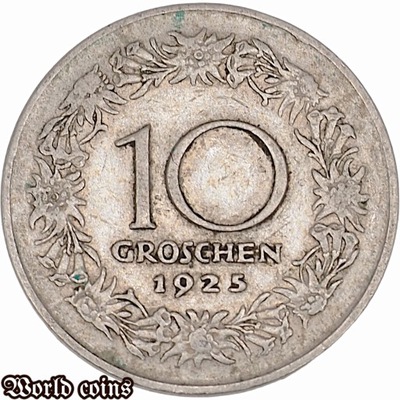 10 GROSCHEN 1925 AUSTRIA