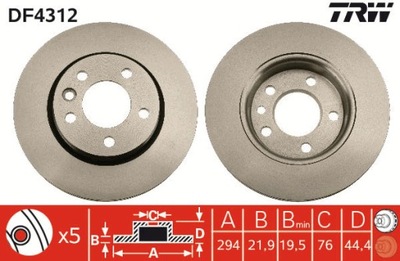 DISC BRAKE DF4312  