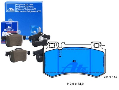 Ate тормозные колодки тормозные mercedes clk a209 clk c209 фото №1