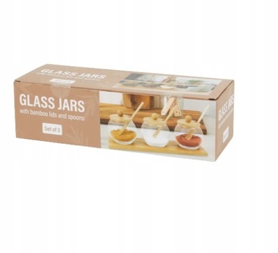 Zestaw do serwowania 7 elementów bambusowe pojemniki