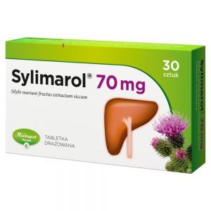 Sylimarol na wątrobę niestrawność 70 mg 30 drażetek