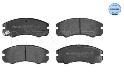 PADS BRAKE OPEL FRONT FRONTERA/MONTEREY 92- FROM SENSOR 0252184516/W  