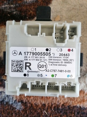 Mercedes w118 cla модуль дверь блок управления задняя фото №1