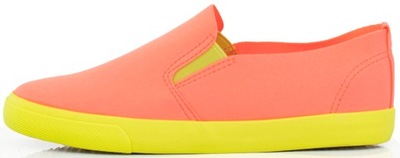 TRAMPKI NEONOWE TENISÓWKI SLIP ON 37