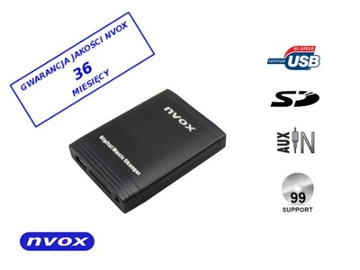 Zmieniarka cyfrowa emulator MP3 USB SD HYUNDAI KIA 13PIN... (NVOX NV1086M H